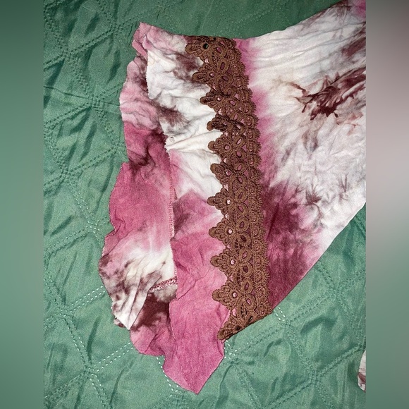 VENUS Tie-Dye Lace-Up Fantasy Top, size Small, NWOT - Picture 4 of 8